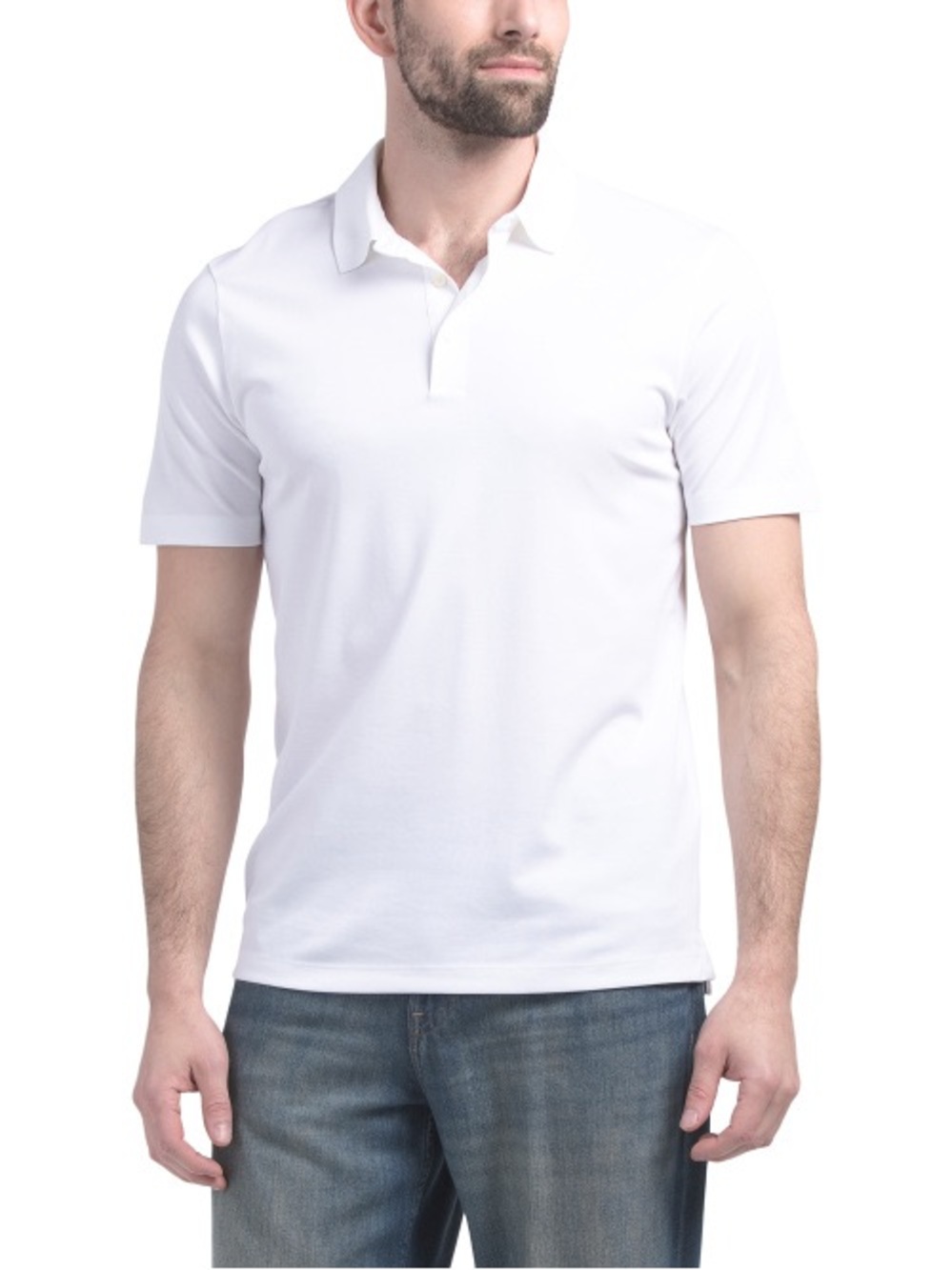Theory Men's White Short-Sleeve Polo